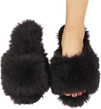 Generic Cute Slippers Ladies Gifts For Women Wide Fit Mens Warm Winter Comfortable Womens Fleece Indoor With Durable Sole Ultimate Home Comfort And Warmth
