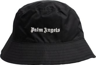 Palm Angels Bucket Hat - unisex - Hoeden - Zwart - ONE Size - Katoen - Accessoires