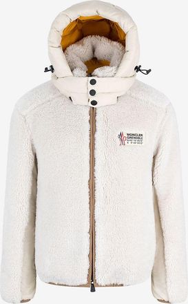 Moncler Wendbare kurze Daunenjacke mit Kapuze Wengi
