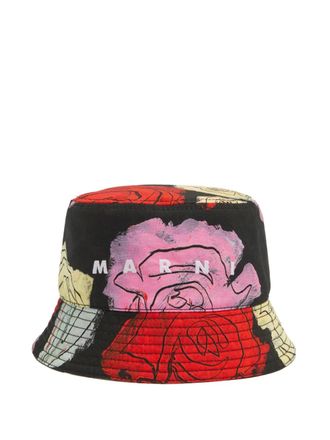 Marni cotton hat - Black