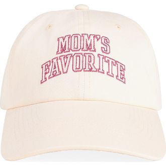 Favorite Daughter The Moms Favorite Baseball Cap in Blush Pink at Nordstrom