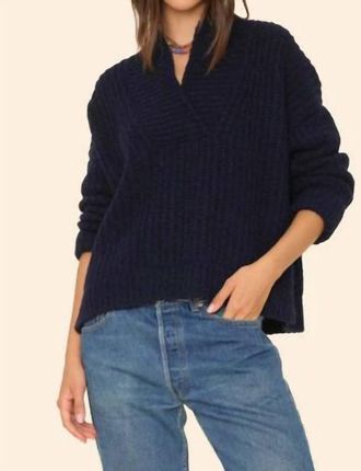 Xirena Keyes Sweater In Navy Blue