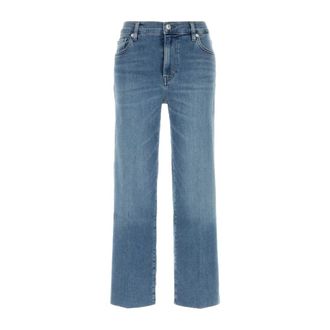 Frame Denim Straight Jeans, female, Blue, Size: W27 The Mellow Jeans