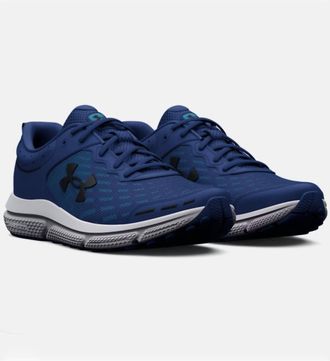 Under Armour Mens Charged Assert 10 Running Shoes In Academy White