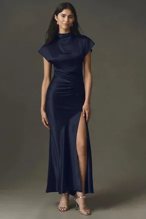 Mare Mare Cade Satin Maxi Dress by Mare Mare