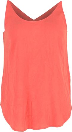 BA&SH Ba & sh Figue Tank Top in Orange Viscose