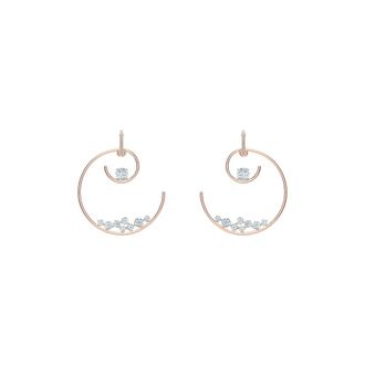 Swarovski Crystal Clip Oorbellen - Dames - Oorbellen - Roze - ONE Size - Accessoires