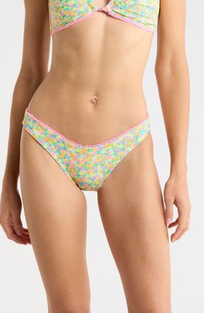 Kulani Kinis Decorative Minimalist Bikini Bottoms in Hula Honey at Nordstrom, Size X-Small