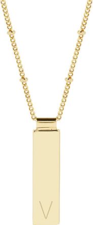 Brook & York Maisie Initial Pendant Necklace in Gold V at Nordstrom