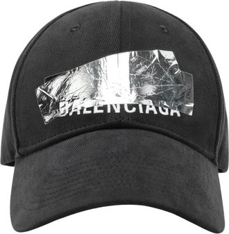 Balenciaga Accessoires, Heren, Zwart, M, Katoen, Cotton Logo Cap