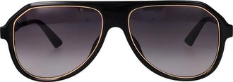 Versace Ve 2298 Zonnebril - Heren - Zonnebrillen - Zwart - 58 CM - Accessoires
