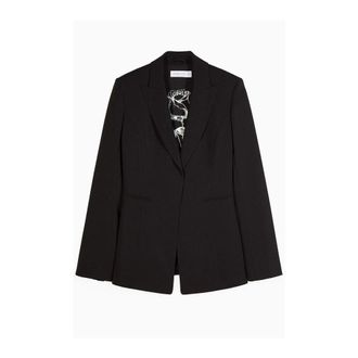 Patrizia Pepe Blazers, female, Black, 2XS, Feminine Essential Jacket Style 8S0565A6F5