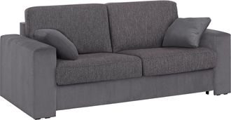 HOME AFFAIRE Schlafsofa »Roma Matratzenhöhe 14 cm« Dauerschlaffunktion, mit Unterfederung, Lattenrost, Matratze