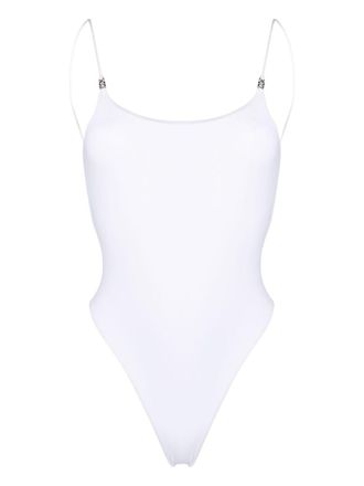 Dsquared2 Be Icon open-back swimsuit - women - Polyamide/Spandex/Elastane - 44 - White
