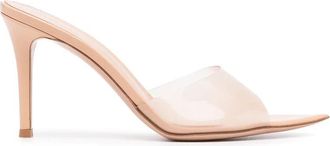 Gianvito Rossi Beige Sandalen met Puntigeeus - Dames - Muiltjes - Beige - 36 EU - Schoenen