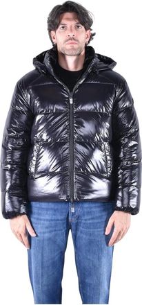 Moose Knuckles Kings Reversible Down Puffer - Heren - Jassen - Zwart - Maat: M Zijde