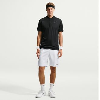 Nike Mens Court Victory Dri-FIT 9 Tennis Shorts in White | FD5384-100