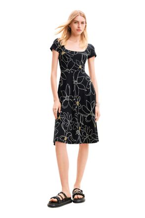 Desigual Womens Vest_margaritis Dress, Black, X-Small