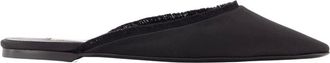 Toteme Schoenen, Dames, Zwart, 40 EU, Frayed Lounge Sandalen
