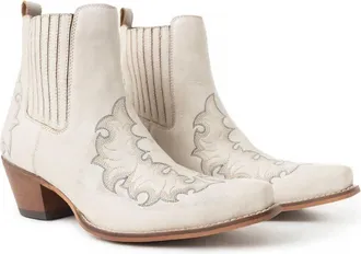 Myraswim Womens Dearling Ranch Booties In White