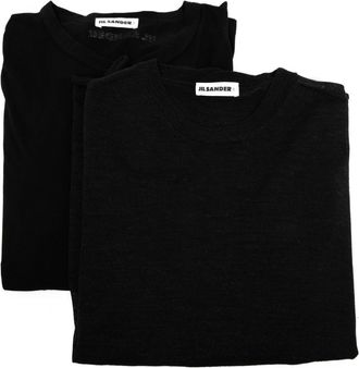 Jil Sander + seamless knit T-shirt - Black
