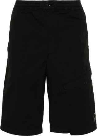 C.P. Company Zwarte Shorts voor Mannen - Heren - Korte Broeken - Zwart - L - Korte Broeken