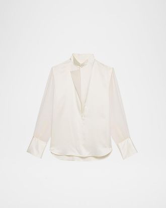 Helmut Lang Relaxed Silk Shirt