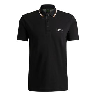 HUGO BOSS Hombre, Camisetas, Negro, Talla: S