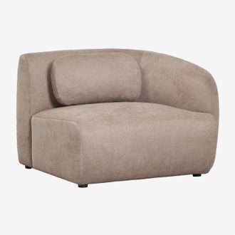 Sklum M&oacute;dulo Esquinero Derecho Para Sof&aacute; Modular En Chenilla Coquette Sklum