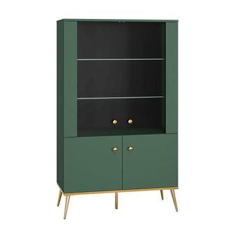 Petits Meubles Vajillero 4 puertas melamina verde