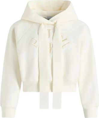 Patou Felpa con cappuccio e logo - Toni neutri