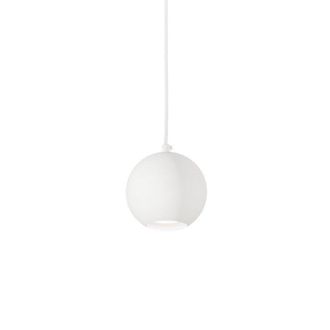 Netlighting Mr Jack Indoor Globe Ceiling Pendant Lamp 1 Light White GU10