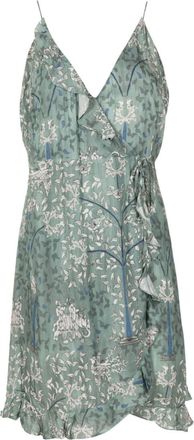 Clube Bossa Martimer printed minidress - women - Rayon/Silk - M - Blue