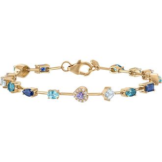Eden Presley Mini Rock Candy Bracelet in Yellow Gold at Nordstrom, Size 6.5