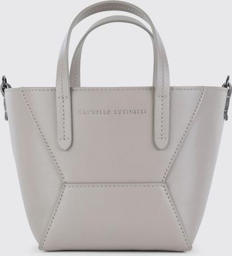 Brunello Cucinelli Borsa BC Duo in pelle di vitello mini Brunello Cucinelli