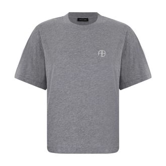 Anine Bing Dames, Tops, Grijs, Maat: XS Katoen
