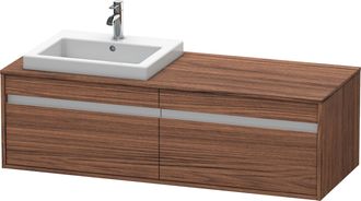 Duravit Mueble Bajo Lavabo Ketho 550x1400x426mm Wt Li Nogal Oscuro