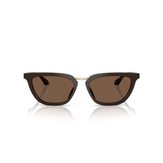 Giorgio Armani 0ar8253u Angular Acetate Sunglasses with Gold Metal Bridge