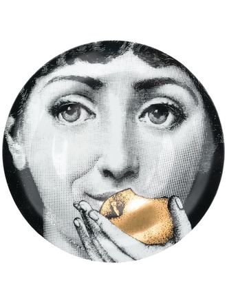 Fornasetti Piatto Tema e Variazioni - Bianco