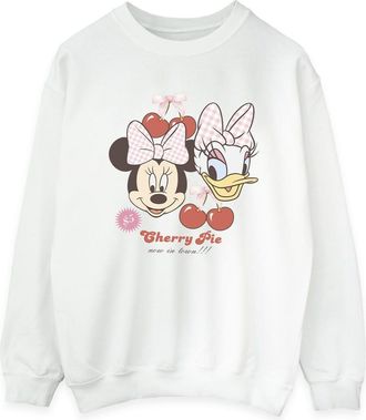 Disney Dames/Dames Cherry Pie Minnie Mouse Sweatshirt (Wit, Wit)