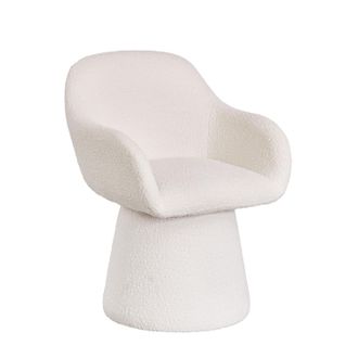 Sklum Sklum - Pack De 4 Sillas De Comedor Giratoria Con Reposabrazos Tapizadas Erica