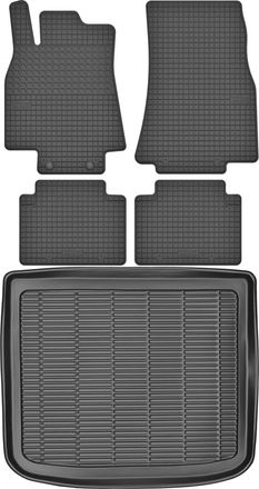 OEM Juego De Alfombrillas De Goma Para Coche Y Maletero Para Mercedes Clase B I W245 (2005-2011)