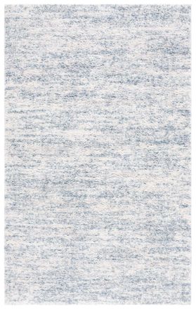 Safavieh Alfombra de poli&eacute;ster blanco/azul, 165 x 231 cm