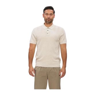 Profuomo Heren, Tops, Beige, Maat: 2XL Katoen