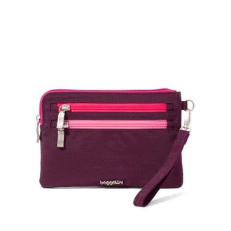Baggallini RFID Currency Organizer Wristlet in Mulberry at Nordstrom