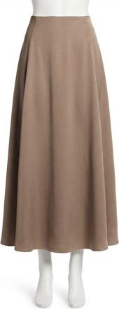 Z Supply Northpointe Satin Midi Skirt In Moonlight