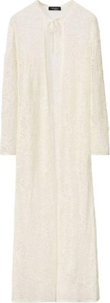 Fabiana Filippi Womens Crochet Long Cardigan