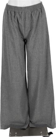 Fabiana Filippi Wide-Leg Trousers with Textured Fabric and Elastic Waistband