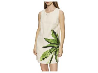 Sanctuary Way To Be Linen Shift Dress Womens Dress Palmetta : LG (US 10-12)