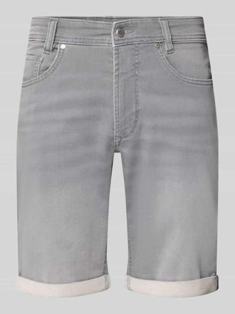 M.A.C Bermudas in Denim-Optik mit Eingrifftaschen in Hellgrau, Gr&ouml;&szlig;e 31